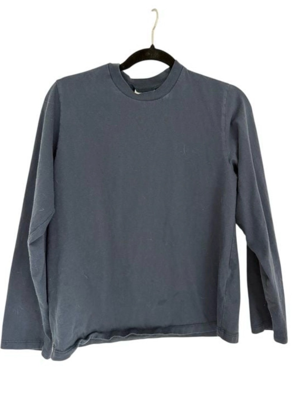 Reformation Navy Long-Sleeve Crewneck Tee - Men's XS or womens S